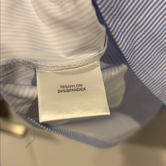 Collars & Co Mens Quattro Flex Dress Shirt with Semi Spread Collar Large - Picture 8 of 9